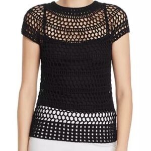 Theory Crochet Tee NWT Size P